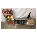 3 Small Light Up Christmas Trees Q8B