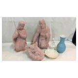 Terra Cotta Nativity Scene and More K9A