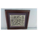 Marble Etching "South Hadley" w/COA U5E