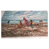 2 Authentic Canvas Paintings Q15E