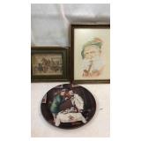 Vintage Art & Norman Rockwell Plate Q8C