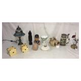 Lamp & Several Collectibles T7C