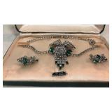 Marden Creations Rhodium Finish Jewelry Set QJC