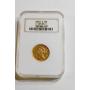 $5 Gold 1861 C GRADED BY NGC XF 45