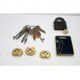 Keys (Skeleton), Lock & 3 Vintage Cub Scout Wold