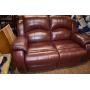 LEATHER RECLINING LOVE SEAT