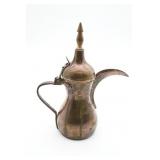 Brass Dallah Traditional Arabic Coffee Pot