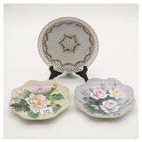 Lefton And Bavaria Porcelain Plates