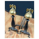 Eagle Andirons