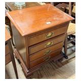 Ethan Allen Cherry 4 Drawer Night Stand