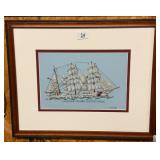 Coast Guard Cutter Eagle Cross Stitch