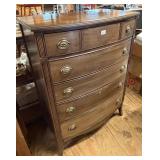 Bow Front Chest Of Drawers Tallboy