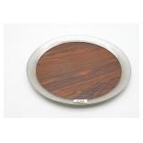 Kirk-Stieff Pewter And Faux Wood Tray