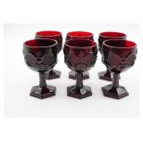 Avon Cape Cod Ruby Red Goblets