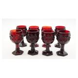 Avon Cape Cod Ruby Red Goblets