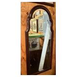 Arched Wood Framed Mirror
