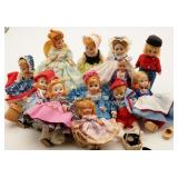Assorted  Madame Alexander Small Dolls