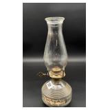 Glass Oil Lamp - Crack In Chimney