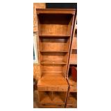 Ethan Allen Maple Bookcase W/Cabinet Base