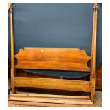 Maple Pencil Post Bed w/Canopy
