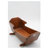 Wooden Doll Cradle