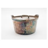 Gorham Silver Plate Barrel Form Butter Tub W/Lid