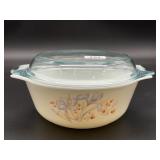 Pyrex "Blue Iris" Casserole Dish
