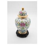 Japanese Floral Ginger Jar