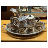 Silver Plate Tea And Coffee Service Set
