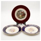 3 Plates Century By Salem 24K Rims