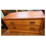 Oak 2 Drawer Dresser