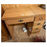 Sewing Cabinet With Bernina Sewing Machine