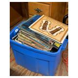 Tote Full Of Vinyl LP 33 Albums