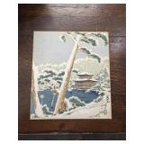 Snow View of Kinkaukuji (The Golden Pavilion) by