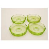 Federal Glass Uranium Coasters