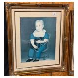 "Child With Puppy" Print By Elijah Thompson