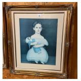 "Girl With Doll" Print By Elijah Thompson