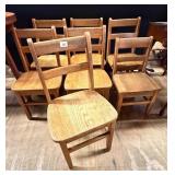 7 Children School Chairs