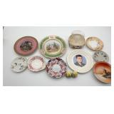 Assorted Porcelain Plates, S&P Shakers - As Is
