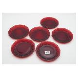Avon Cape Cod Ruby Red Salad Plates