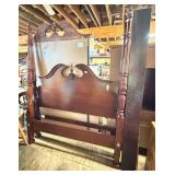 Four Poster Queen Size Bed Headboard, Footboard &