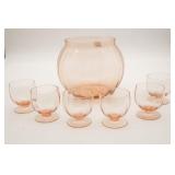 MCM 7 Piece Cocktail Set - Chips On Glasses