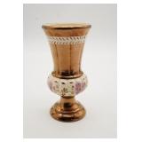 Napoleon Style Gilded Glass Vase