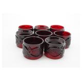 Avon Cape Cod Ruby Red Napkin Rings