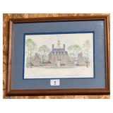 Governors Palace, Williamsburg, Va. Print