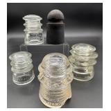 4 Glass And 1 Rubber Insulator