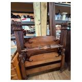 4 Poster Pineapple Twin Beds (2) AS IS