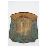 Decorative Art Nouveau Style Wood Panel