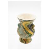 Ceramic Multicolored Glazed Vase