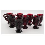 Avon Cape Cod Ruby Red Mugs